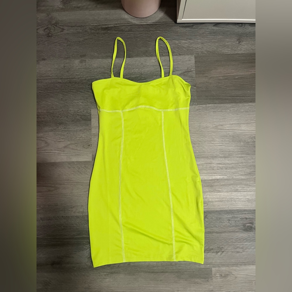 BRAND NEW- Bright Neon Green Party Dress